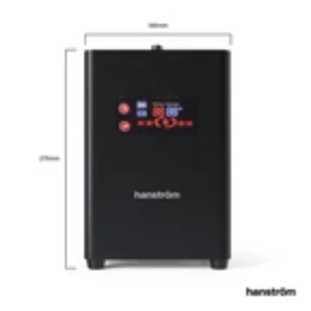 Hanström 3-in-1 Square Instant Boiling Water Tap - Matt Black