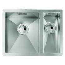 Abode Matrix 1.5 Left Hand Main Bowl Kitchen Sink Stainless Steel - The Tap Specialist