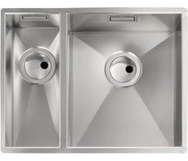 Abode Matrix 1.5 Right Hand Main Bowl Sink in Stainless Steel - The Tap Specialist
