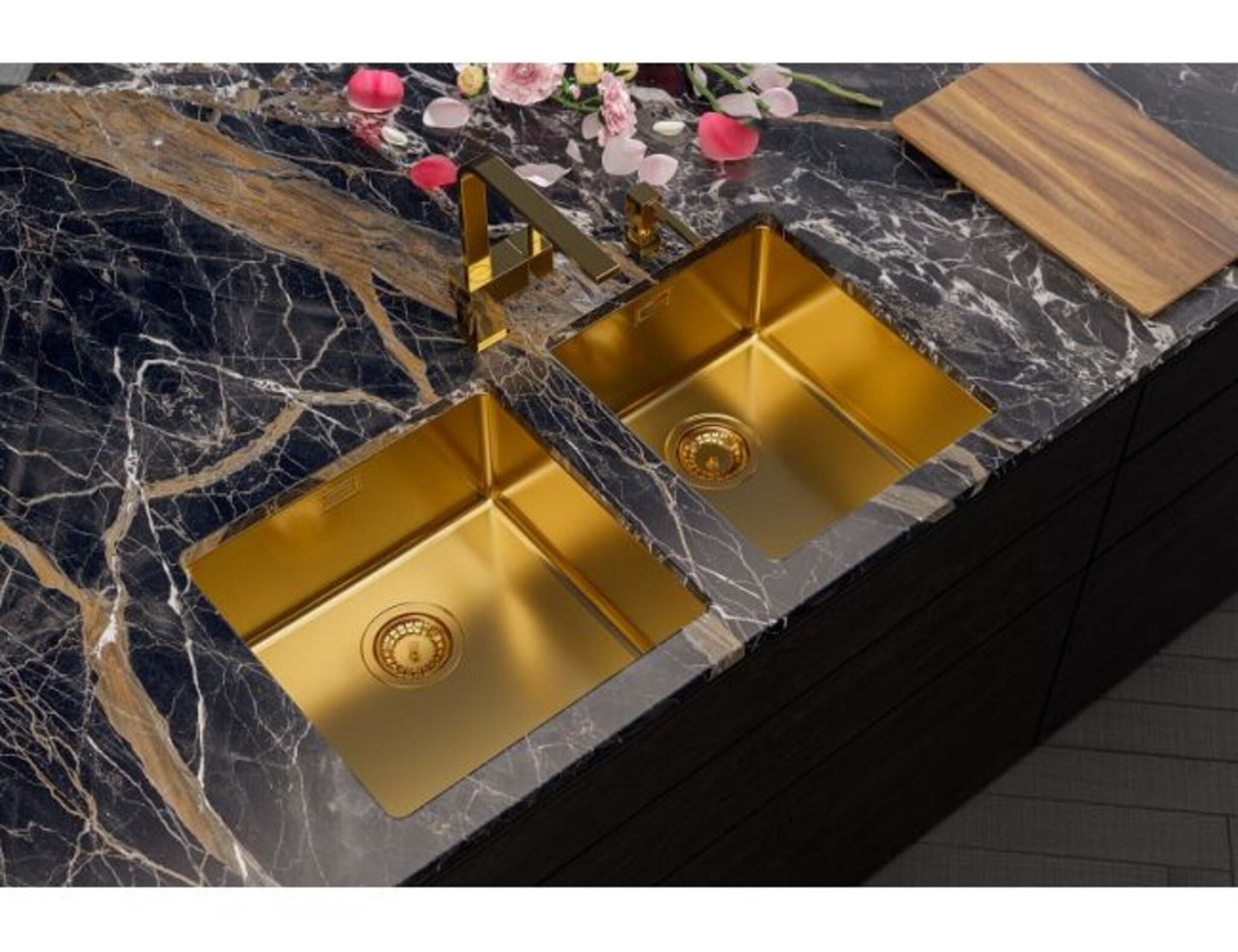 Alveus Kombino 20 - Monarch Single Bowl Bronze Sink for 400mm Cabinet - The Tap Specialist