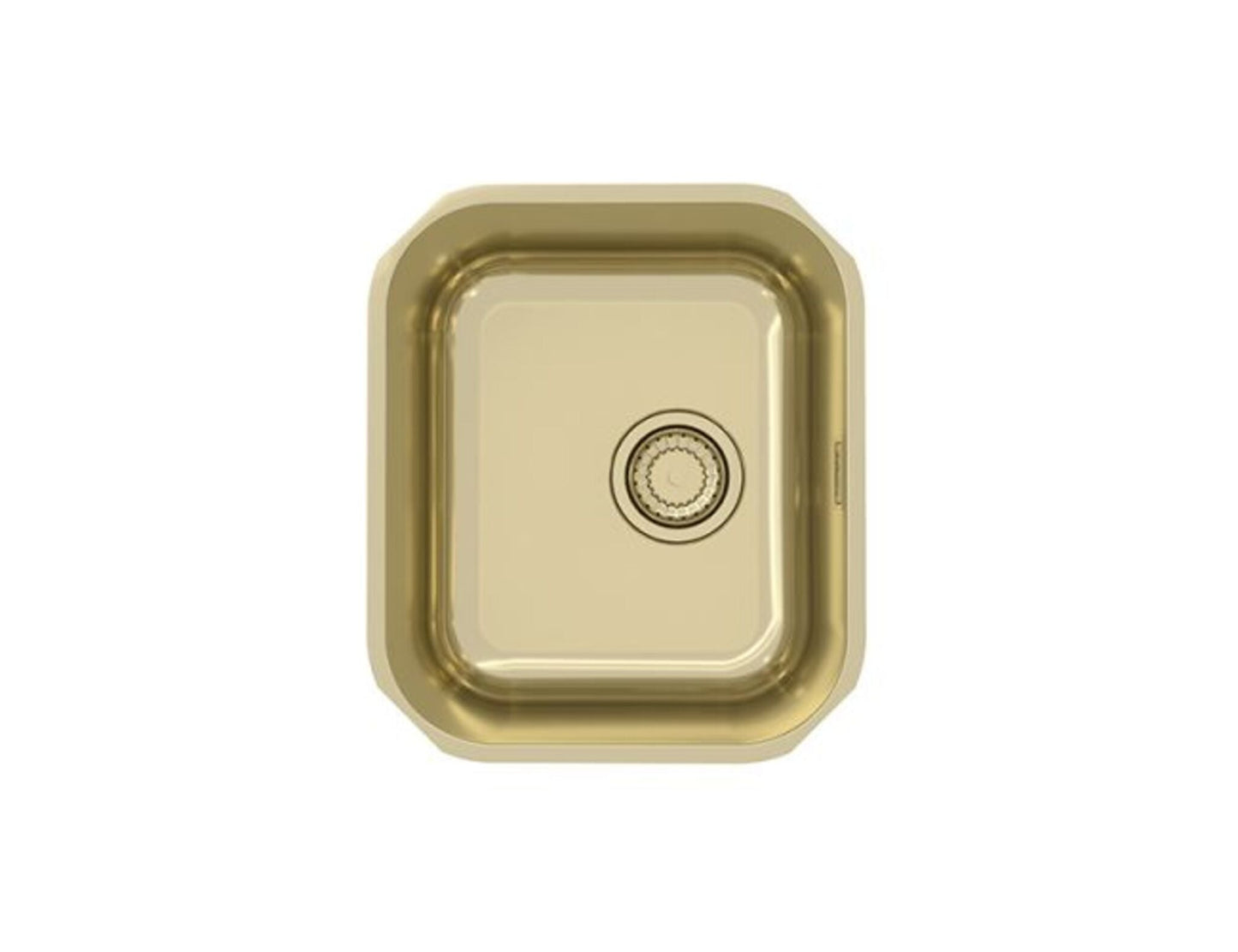 Alveus Variant 40 U - Monarch Single Bowl Gold Sink 1113584N for 450mm Cabinet - The Tap Specialist