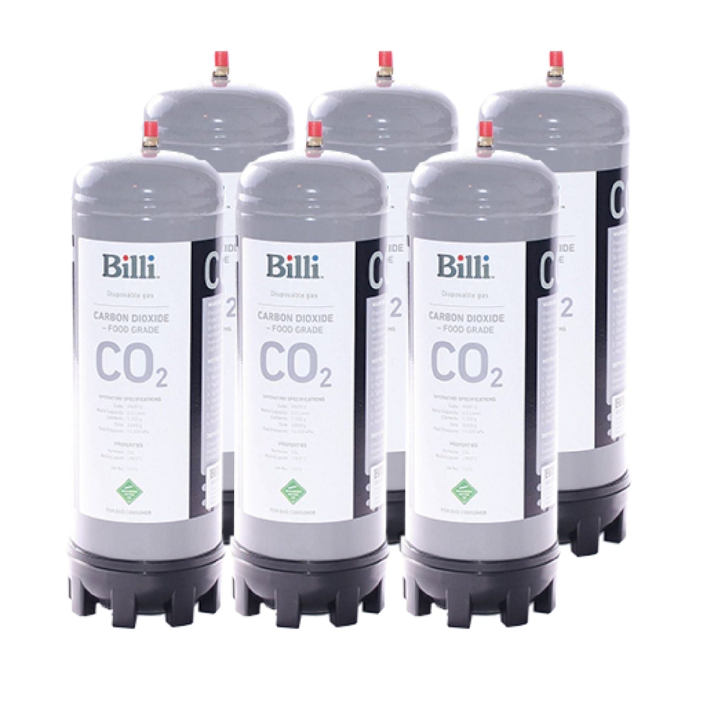 Billi CO2 Canister - 6 pack The Tap Specialist