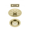 Blanco Infino Waste And Overflow Single Bowl - Satin Gold - 203476 - The Tap Specialist