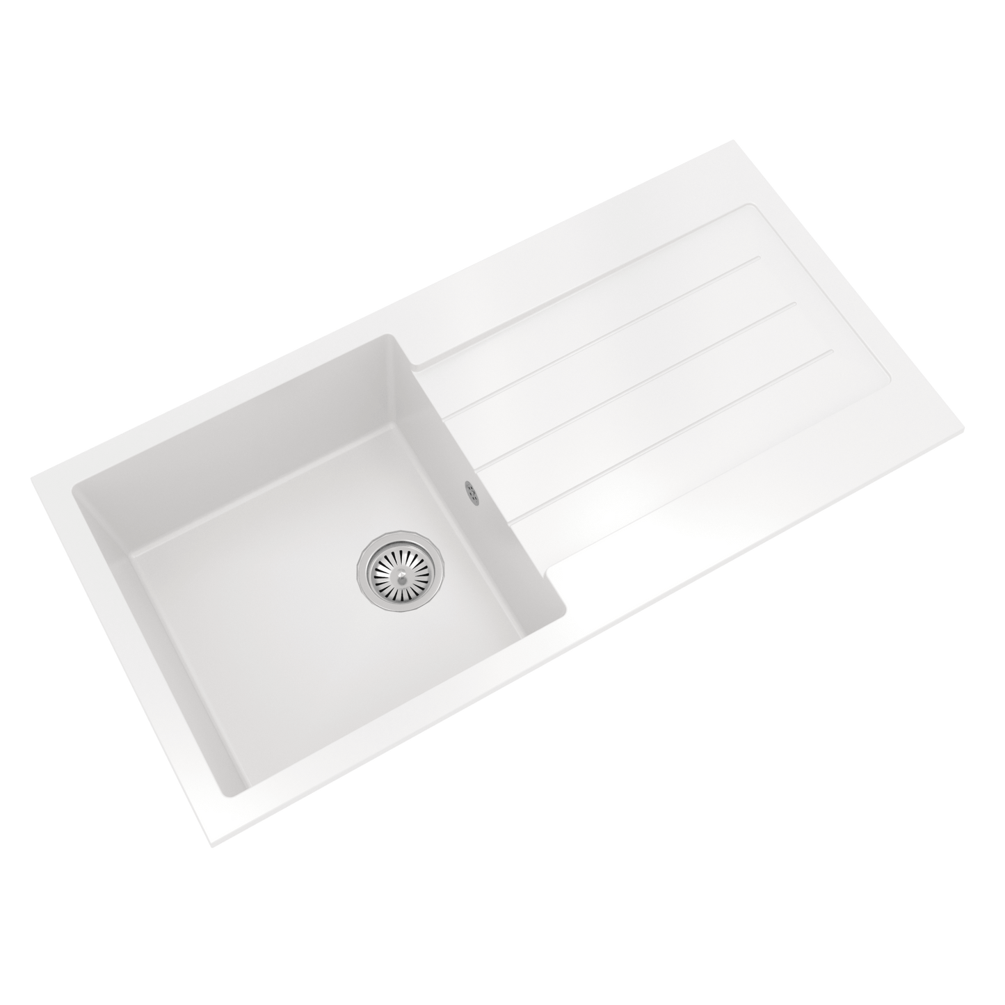 Ellsi Comite Single Bowl Kitchen Sink and Drainer