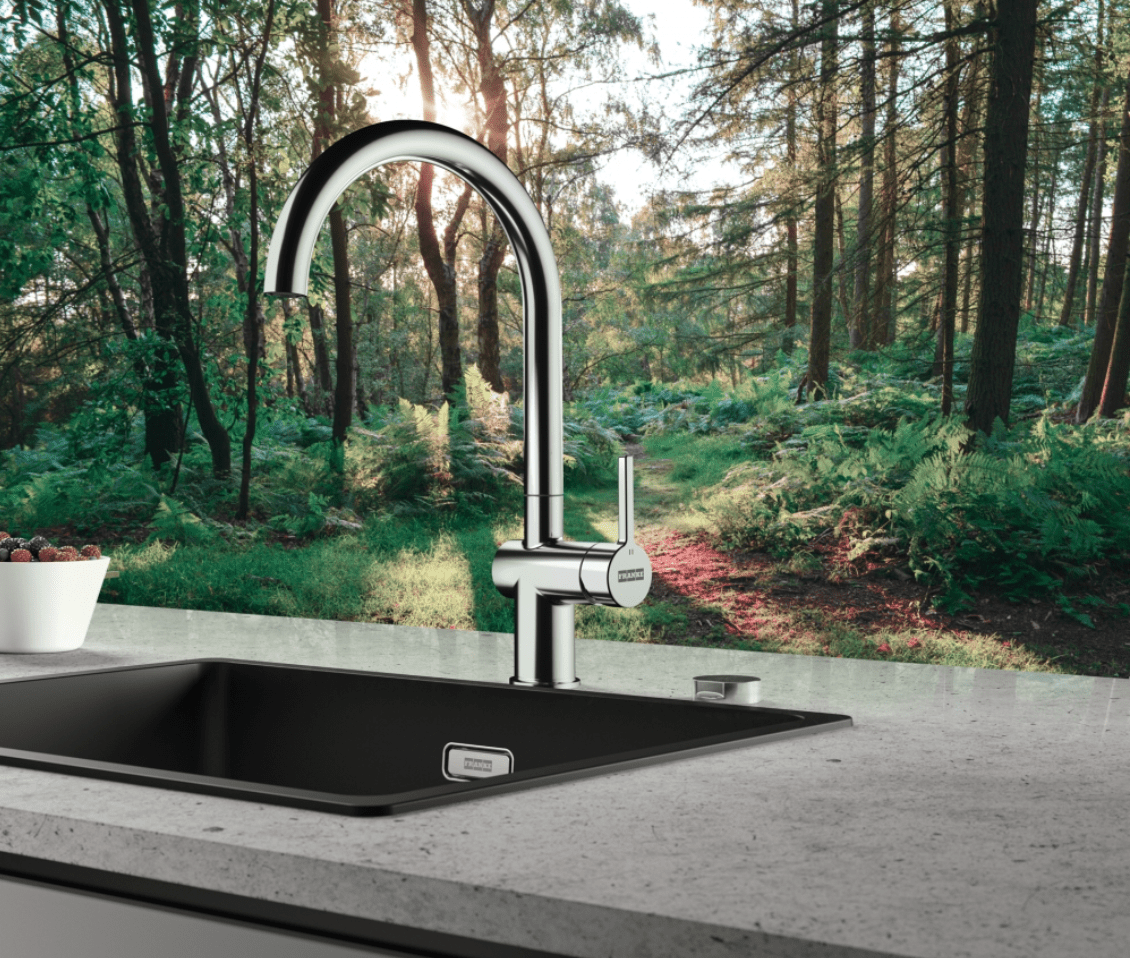 Franke Active J Swivel Spout Chrome 115.0653.395 - The Tap Specialist