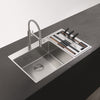 Franke Box Center BWX 220 54 - 27 RHSB Stainless Steel 1.5 Bowl Sink and Accessories - The Tap Specialist