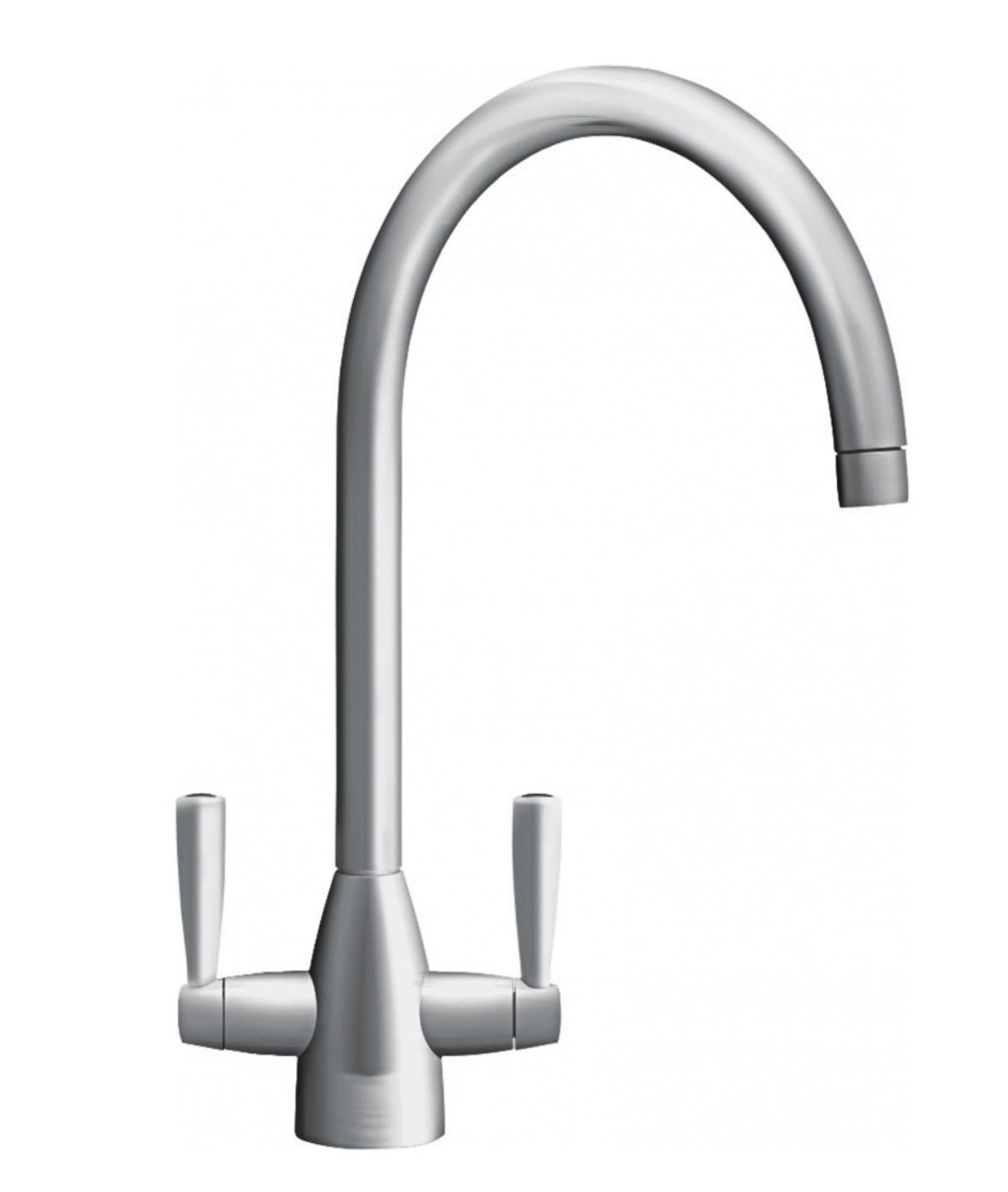 Franke Eiger Matt Decor Steel (Stainless Steel) Kitchen Mixer Tap - The Tap Specialist