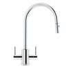 Franke Krios J Spout Pull Out Spray Chrome - The Tap Specialist