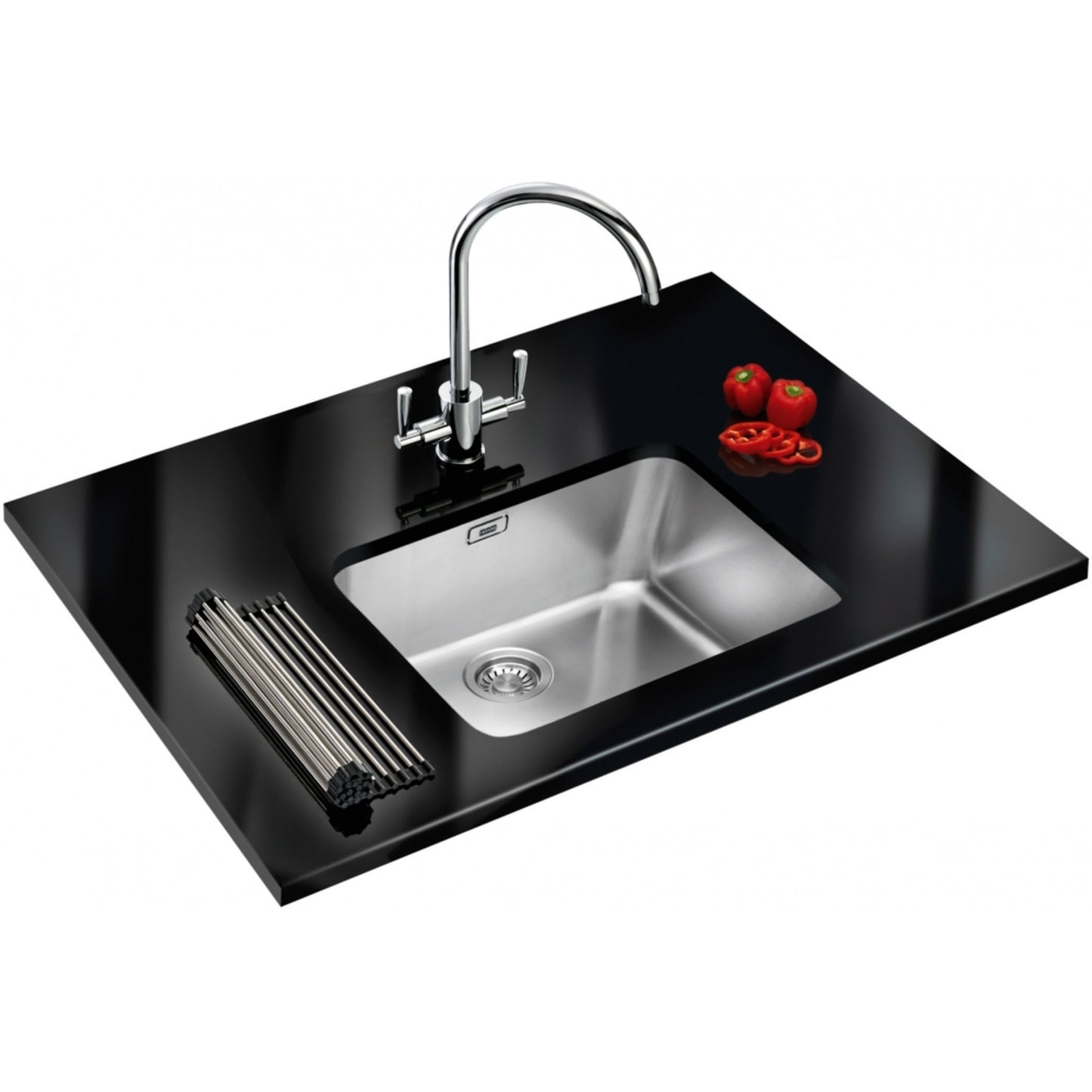 Franke Largo 1 Bowl Sink Stainless Steel LAX 110 50 - 41122.0250.208 - The Tap Specialist