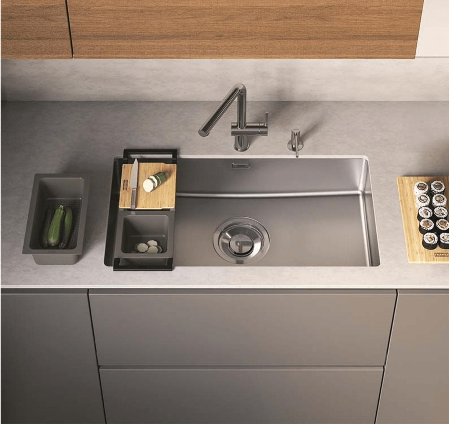 Franke Maris Quiet MQX 110 - 50 Undermount Sink - The Tap Specialist