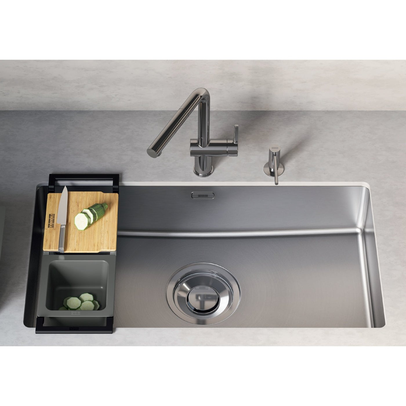 Franke Maris Quiet MQX 110 - 82 Undermount Sink - The Tap Specialist