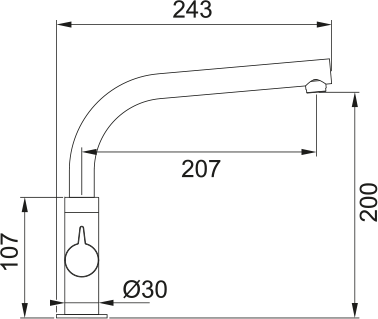 Franke Sion Kitchen Mixer Tap Chrome - The Tap Specialist