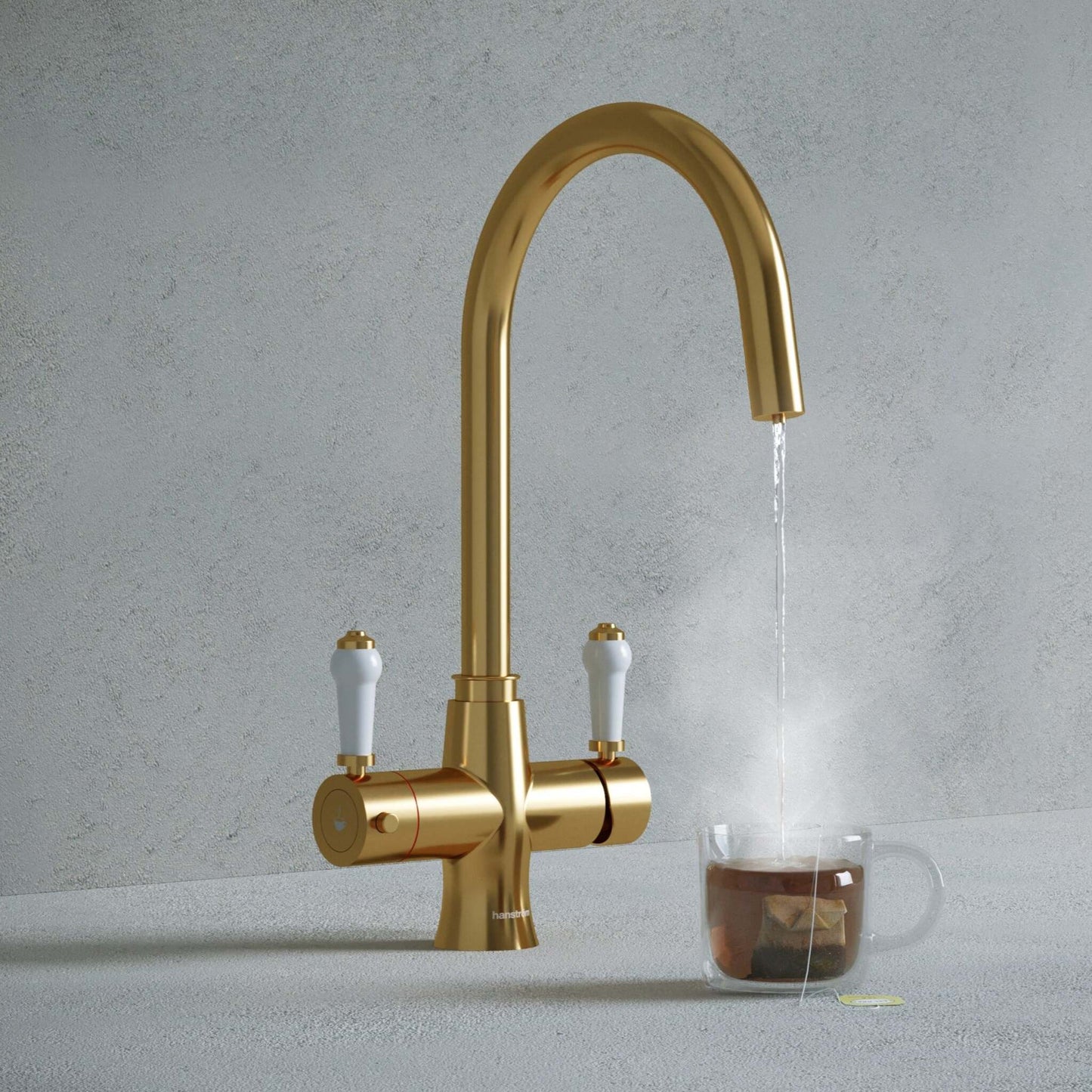 Hanstrom 3 - in - 1 Traditional Instant Boiling Water Swivel Tap - The Tap Specialist