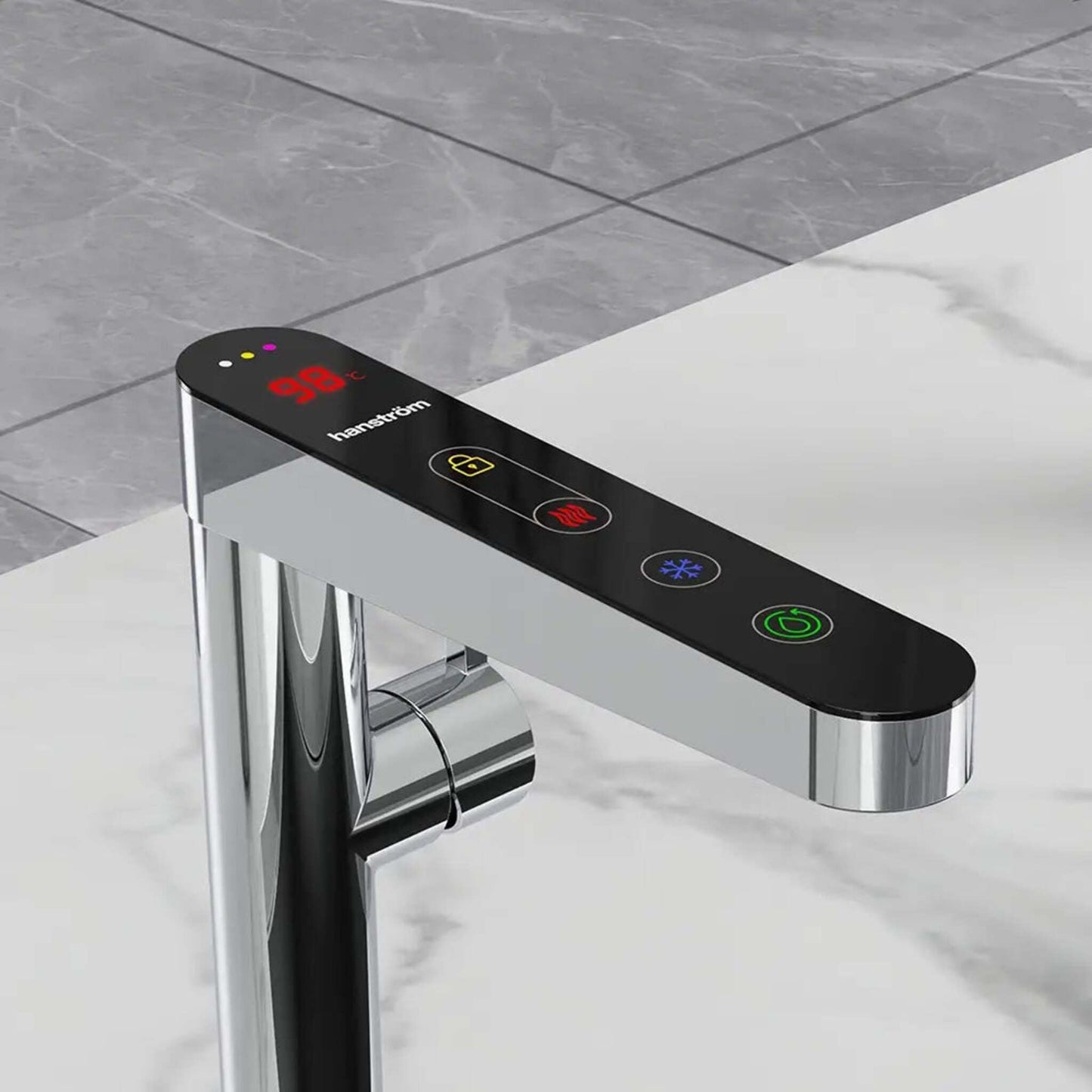 Hanstrom 5 in 1 Instant Boiling Water Digital Tap - The Tap Specialist