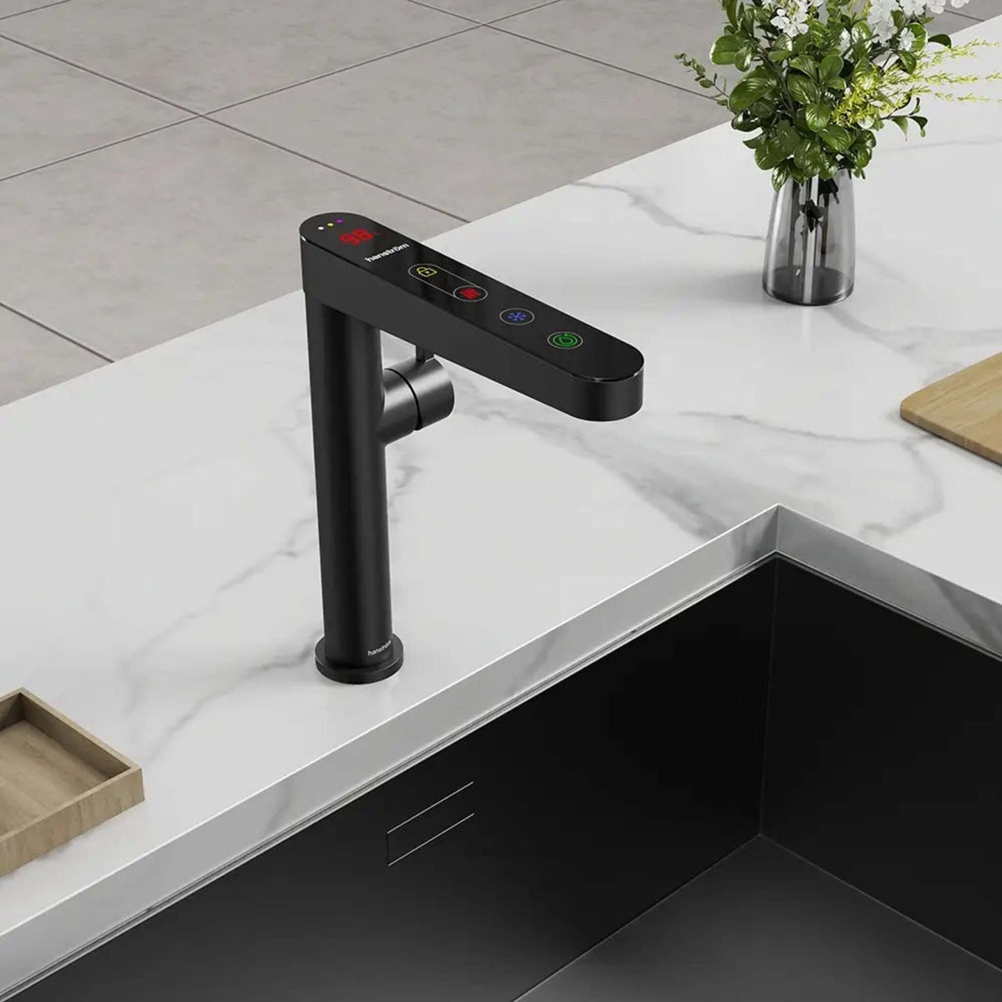 Hanstrom 5 in 1 Instant Boiling Water Digital Tap - The Tap Specialist