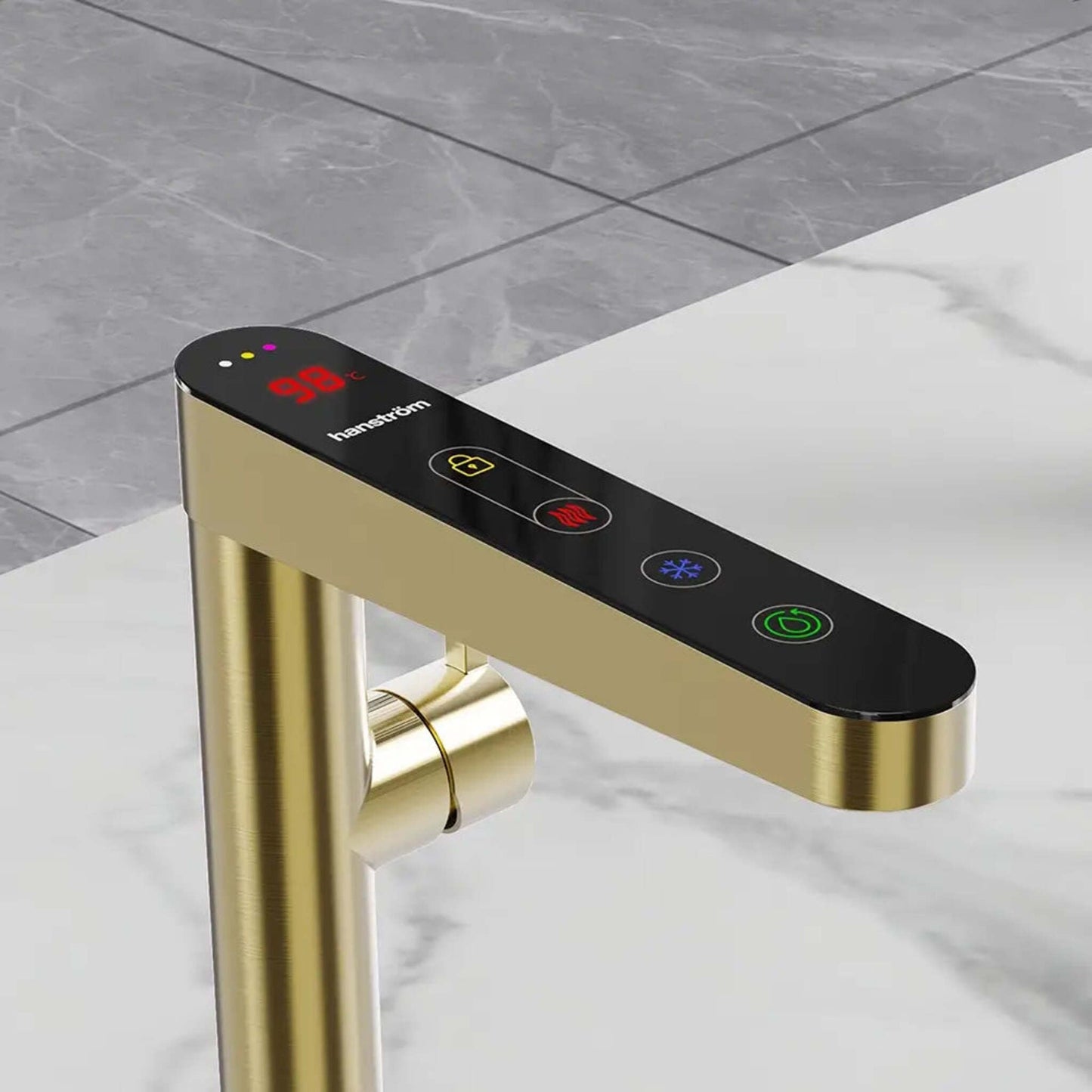 Hanstrom 5 in 1 Instant Boiling Water Digital Tap - The Tap Specialist