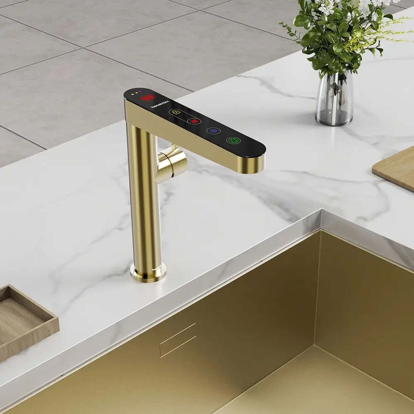 Hanstrom 5 in 1 Instant Boiling Water Digital Tap - The Tap Specialist
