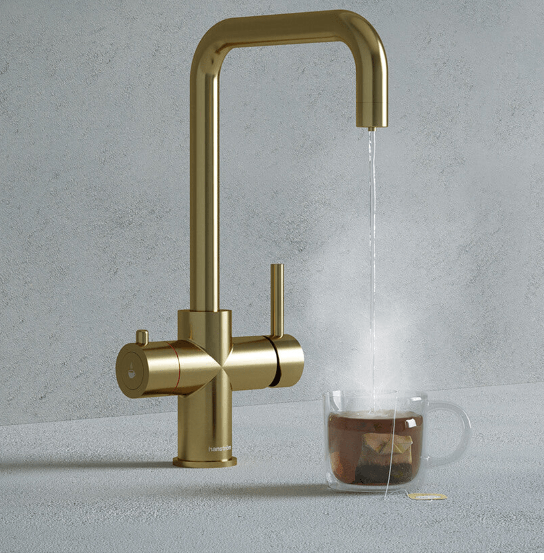 Hanstrom Lunen Brushed Brass - The Tap Specialist