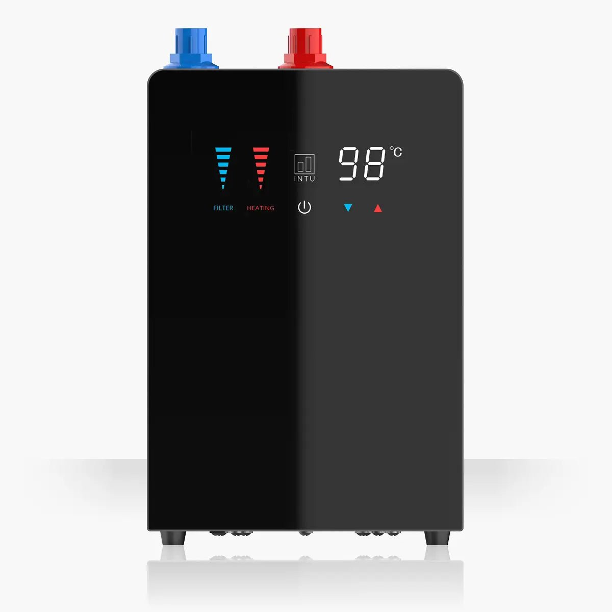 INTU Digital Sovereign 4 - in - 1 Pull Down Swan Instant Boiling Water Tap – 2.4L or 4.0L Nexus Tank - The Tap Specialist