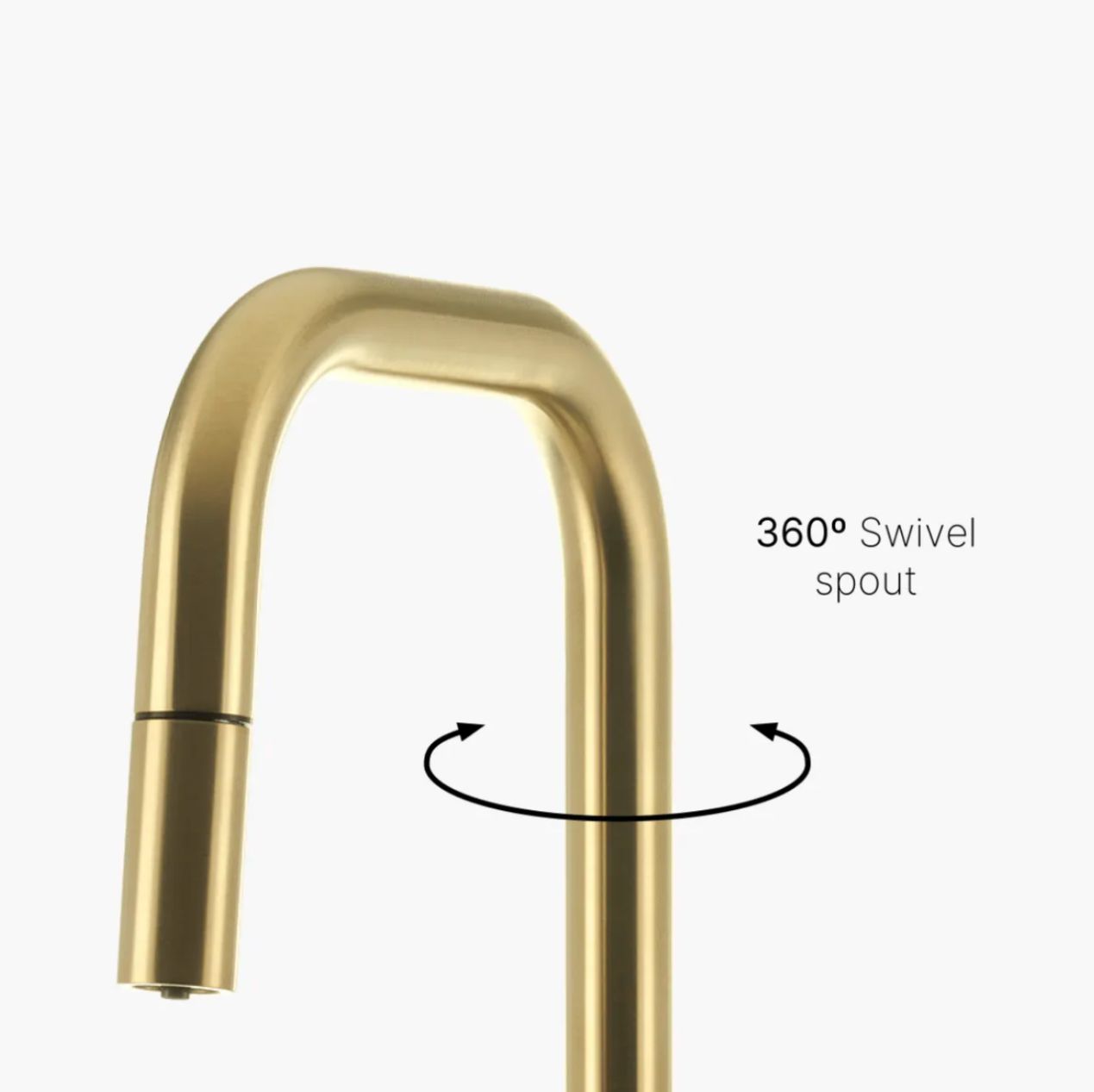 Intu Monarch & Nexus 4 - 1 Pull Down Square Instant Boiling Water Tap - The Tap Specialist