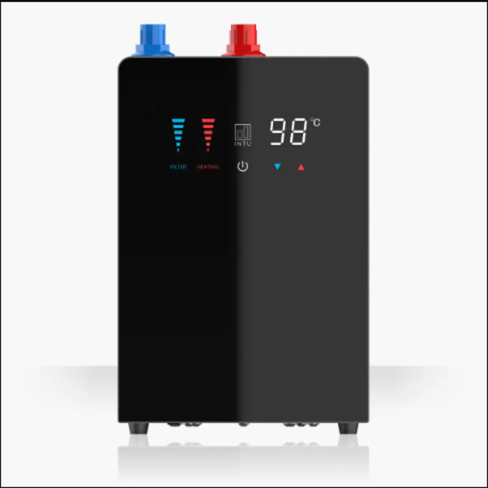 Intu Sovereign & Nexus 4 - 1 Pull Down Swan Instant Boiling Water Tap - The Tap Specialist