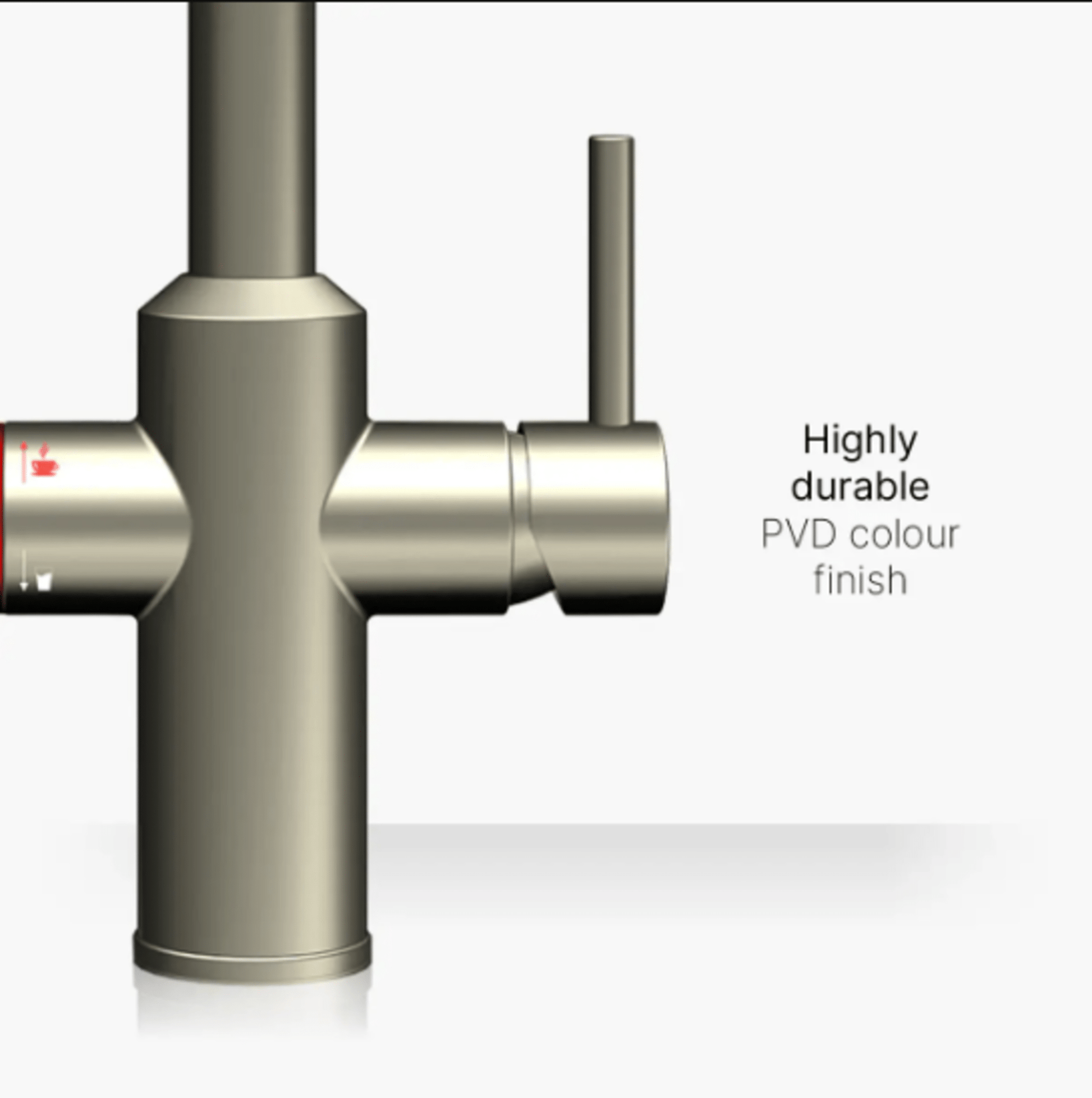 Intu Sovereign & Nexus 4 - 1 Pull Down Swan Instant Boiling Water Tap - The Tap Specialist