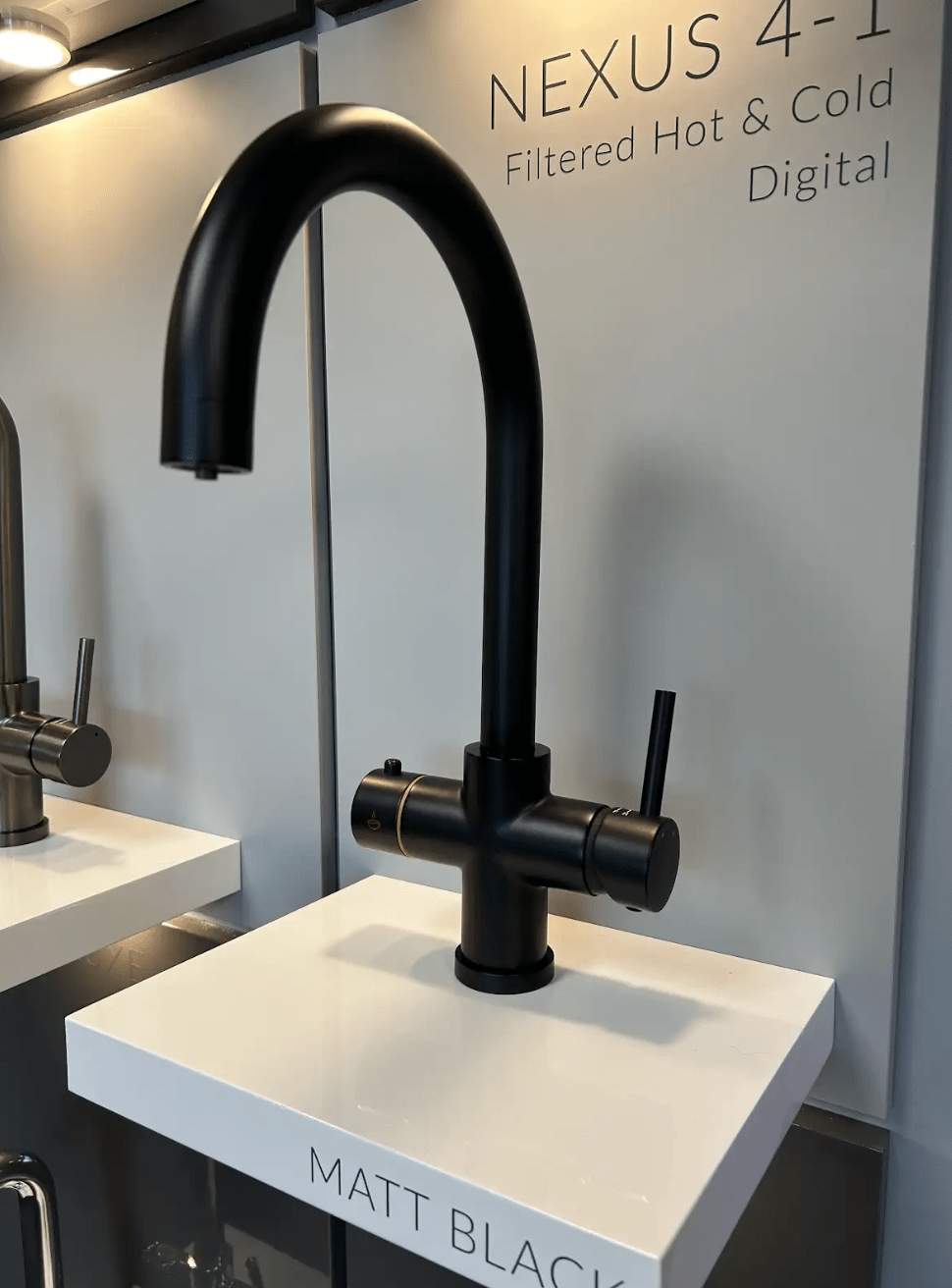 Intu Sovereign & Nexus 4 - 1 Pull Down Swan Instant Boiling Water Tap - The Tap Specialist