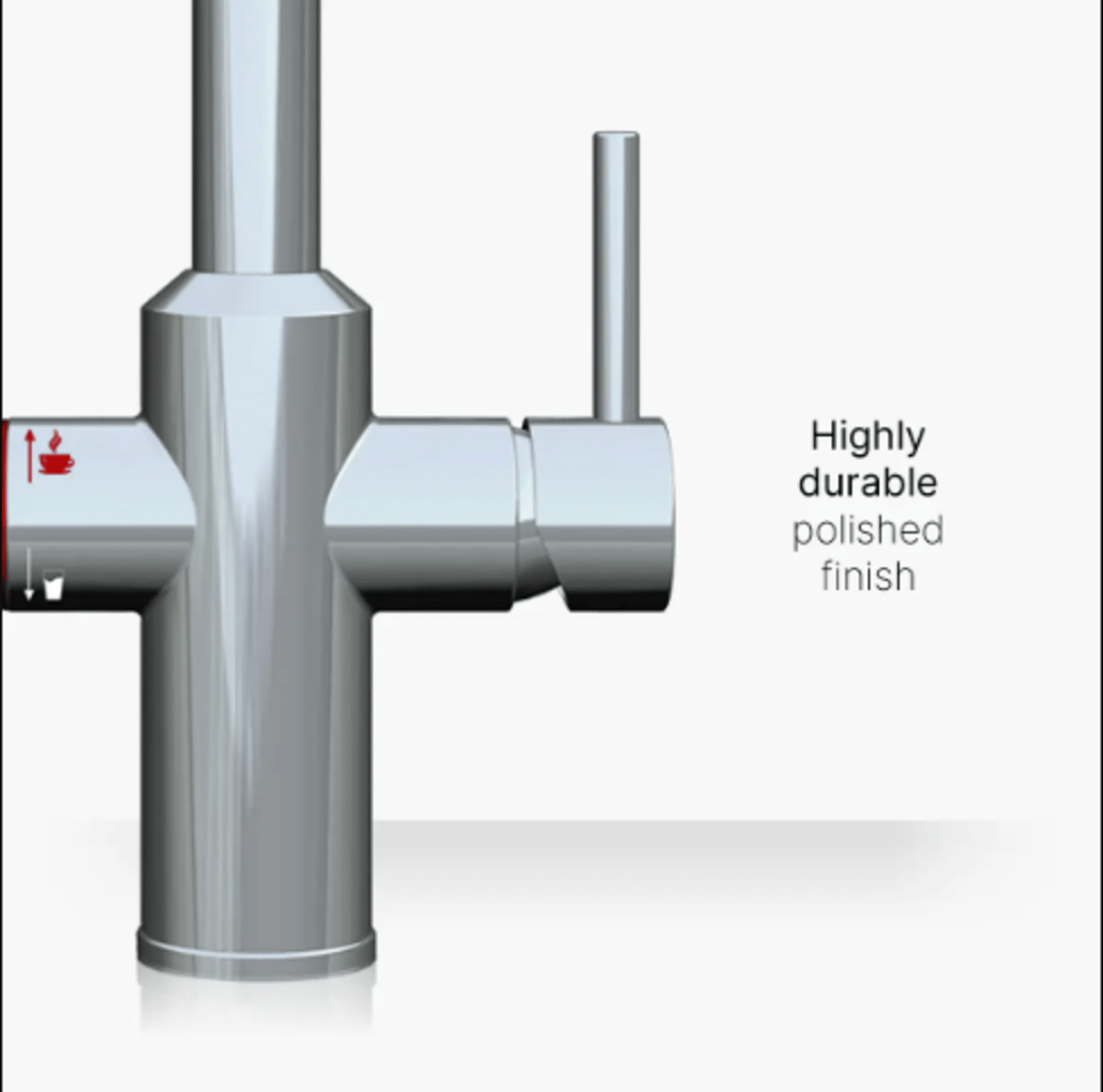 Intu Sovereign & Nexus 4 - 1 Pull Down Swan Instant Boiling Water Tap - The Tap Specialist
