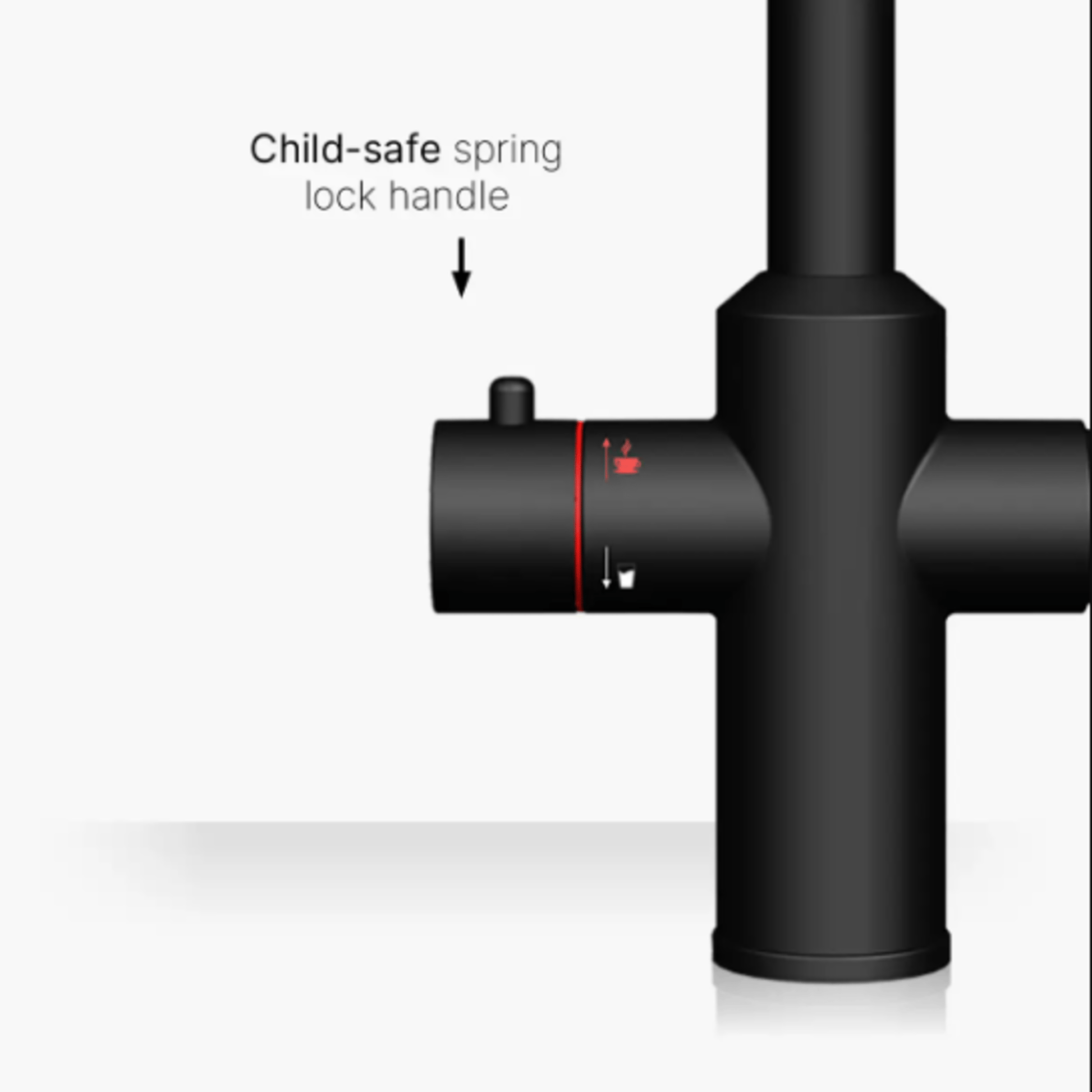 Intu Sovereign & Nexus 4 - 1 Pull Down Swan Instant Boiling Water Tap - The Tap Specialist