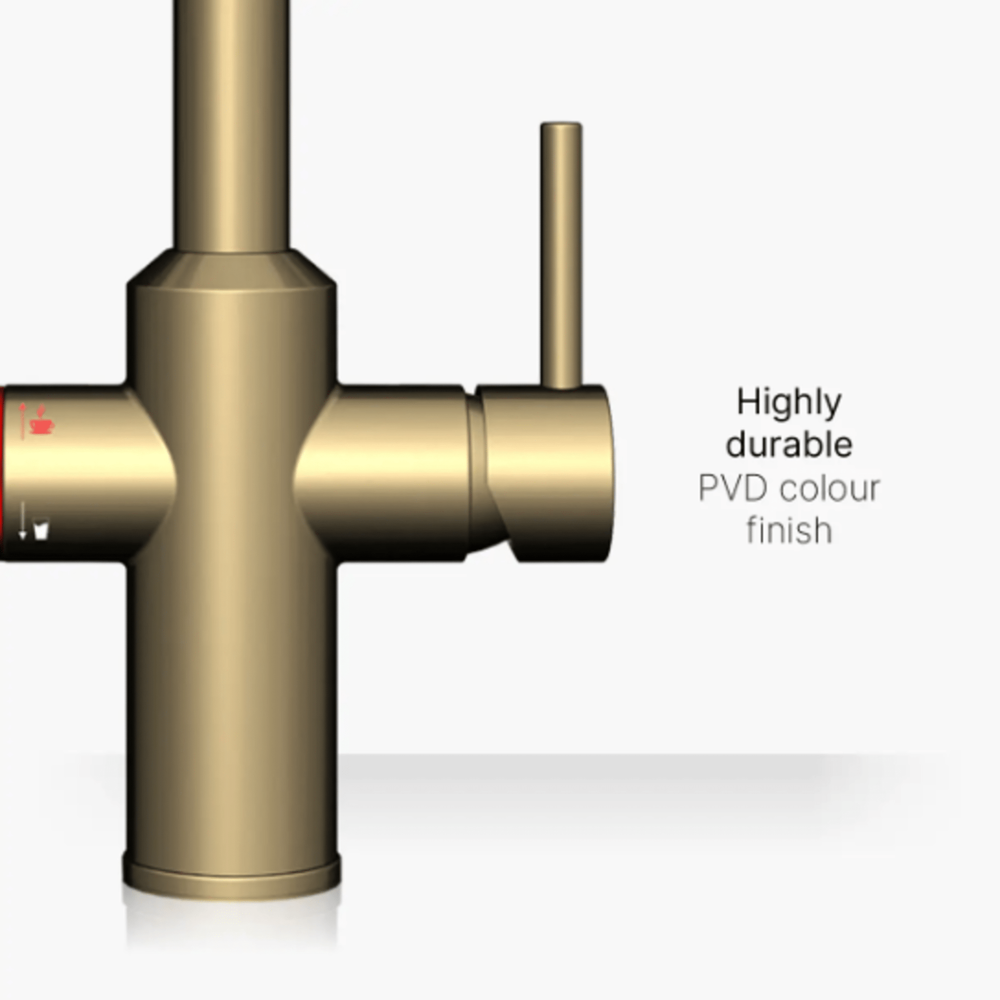 Intu Sovereign & Nexus 4 - 1 Pull Down Swan Instant Boiling Water Tap - The Tap Specialist