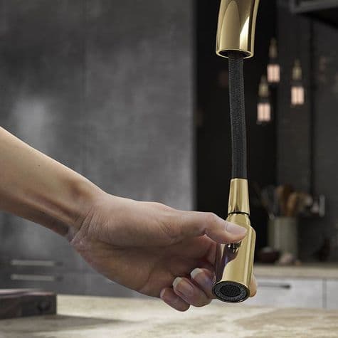 Perrin & Rowe Armstrong Pullout Rinse Kitchen Sink Mixer Tap 4544HT - The Tap Specialist