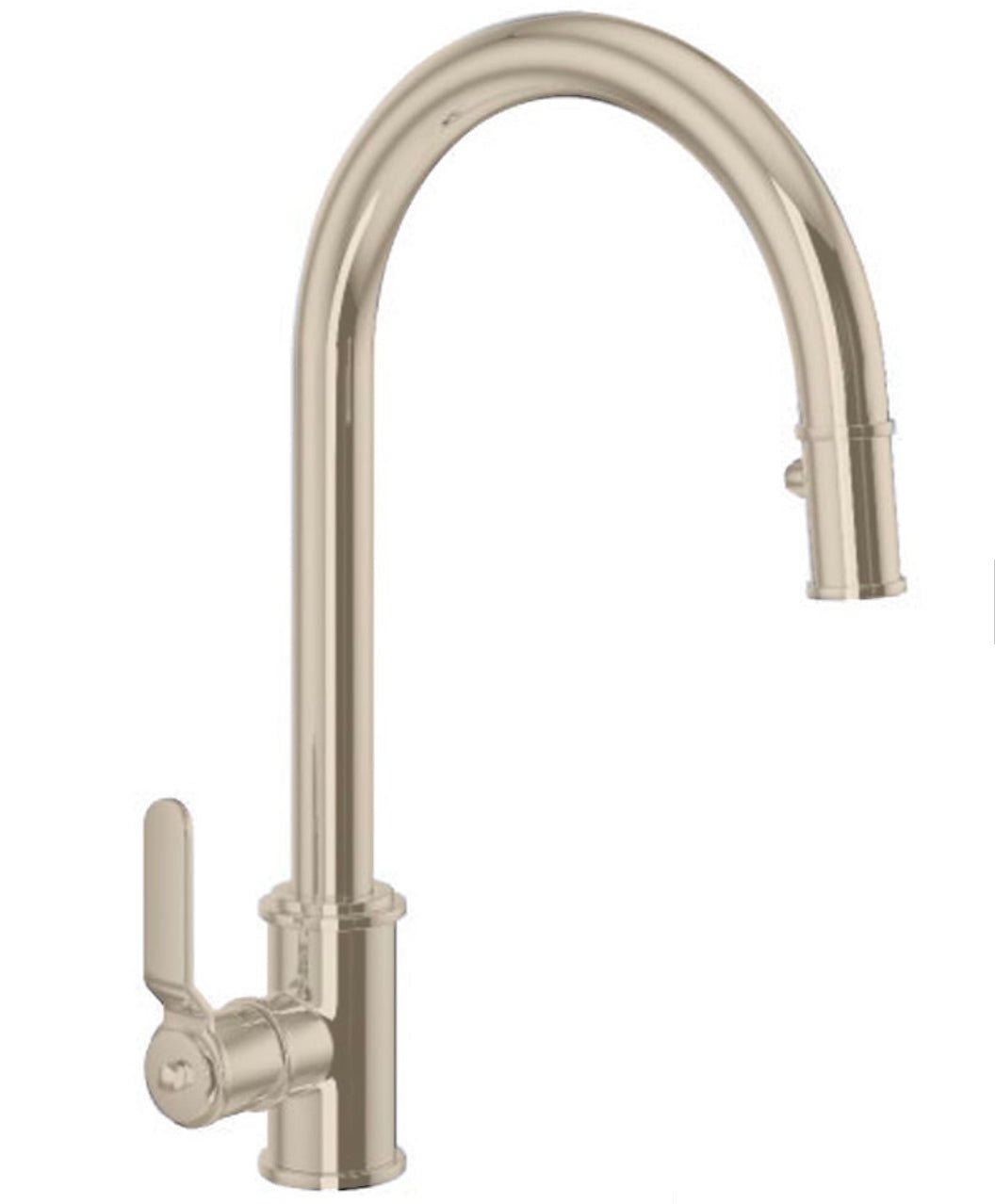Perrin & Rowe Armstrong Pullout Rinse Kitchen Sink Mixer Tap 4544HT - The Tap Specialist -Pewter