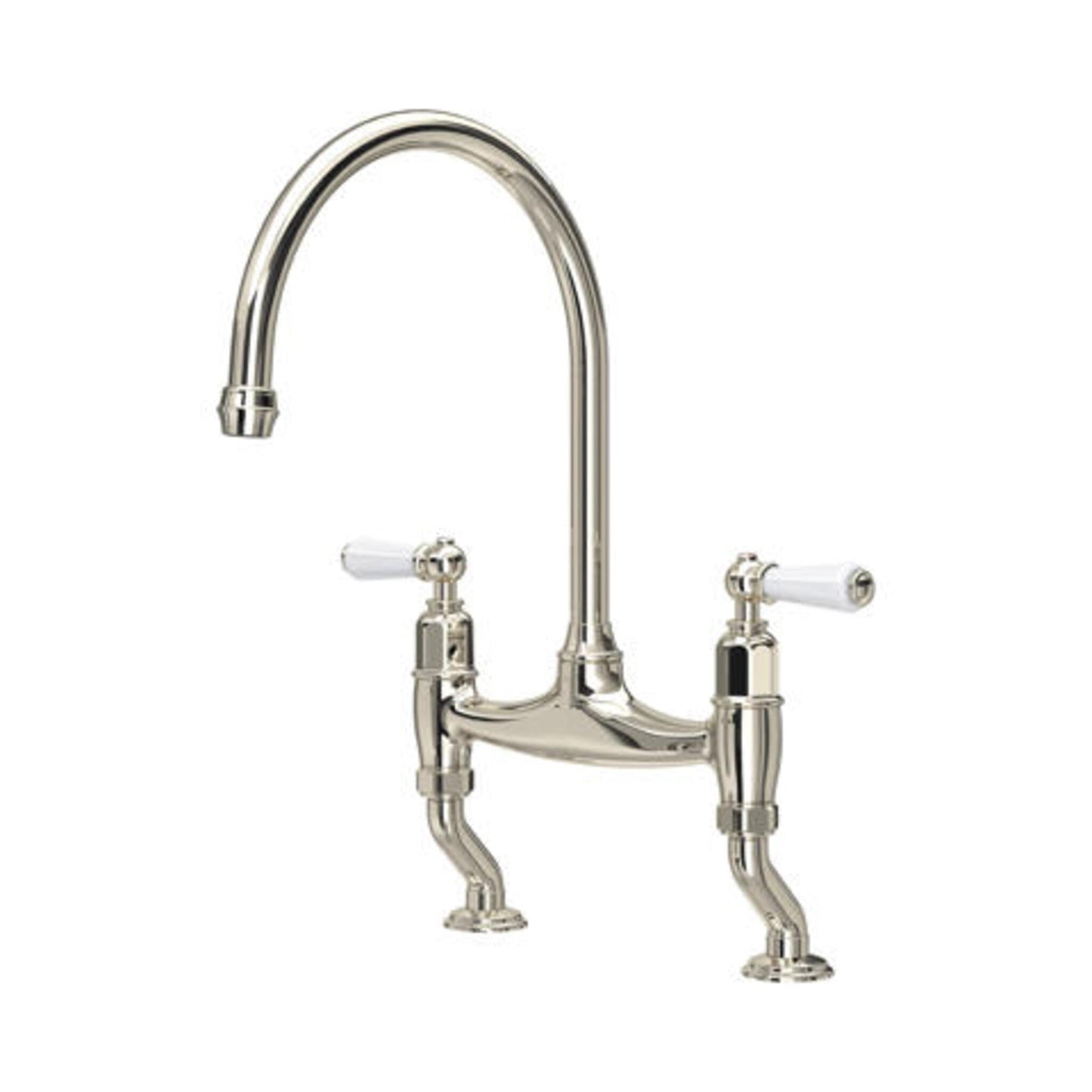Perrin & Rowe Ionian Bridge Sink Mixer Lever Tap 4193 - The Tap Specialist