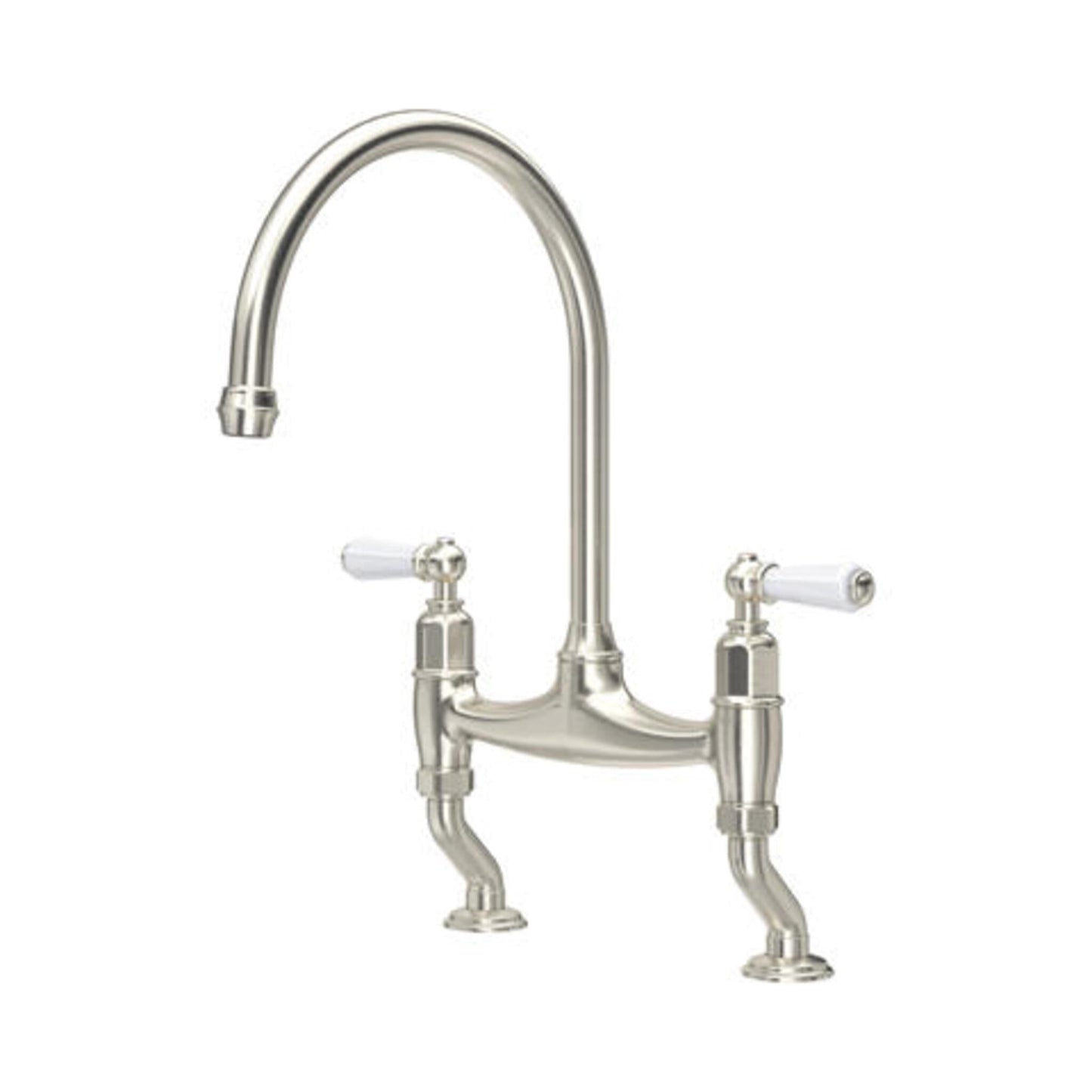 Perrin & Rowe Ionian Bridge Sink Mixer Lever Tap 4193 - The Tap Specialist