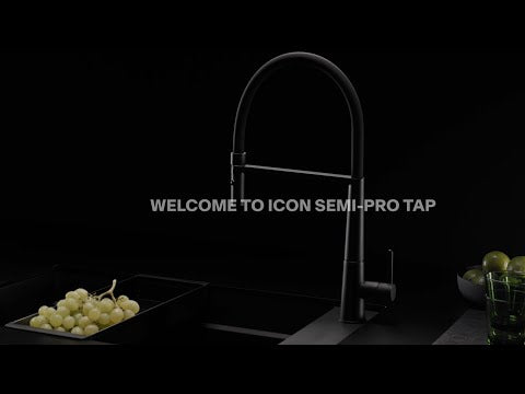 Franke Icon Spray Semi-Pro Mixer Tap Matt Black