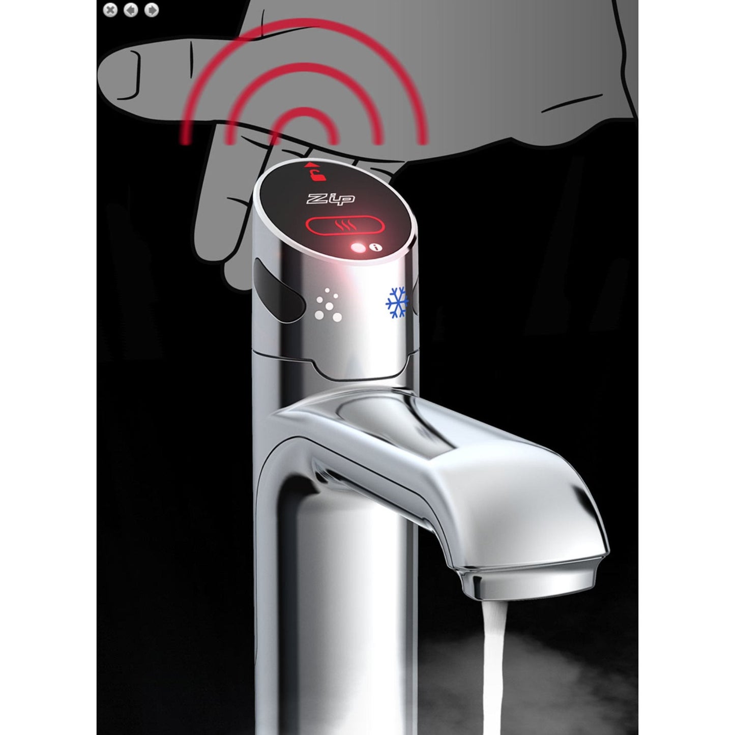 Zip HydroTap G5 Touch Free Wave Boiling Chilled 240/175 - The Tap Specialist