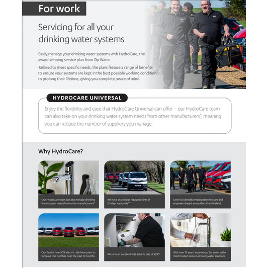 Zip Water HydroCare at Work Bespoke Plan WIP - The Tap Specialist