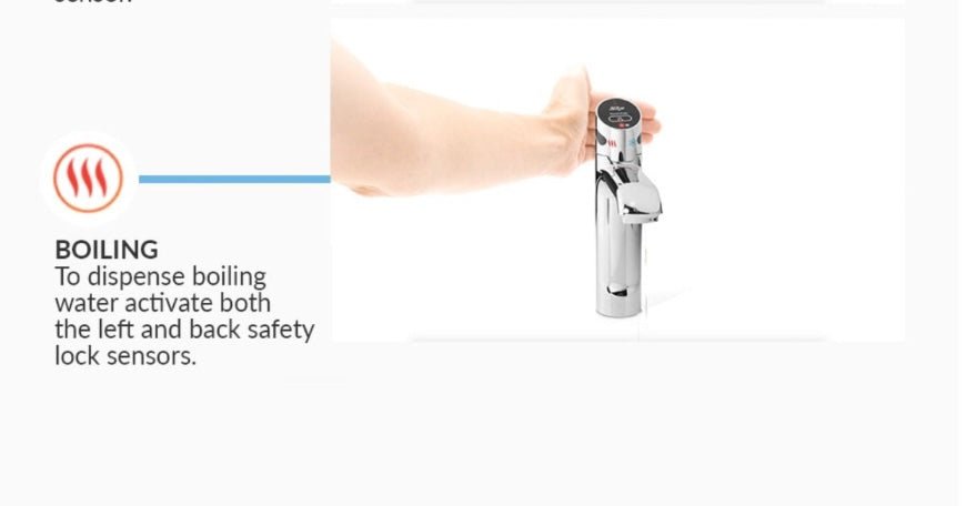 Zip Water HydroTap G5 Touch Free Wave Boiling Tap For Home - The Tap Specialist