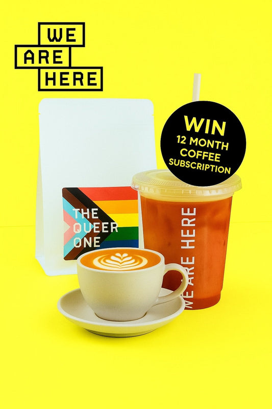 Filtered Water, Brilliant Brews – Win a Year of We Are Here Coffee This Pride - The Tap Specialist