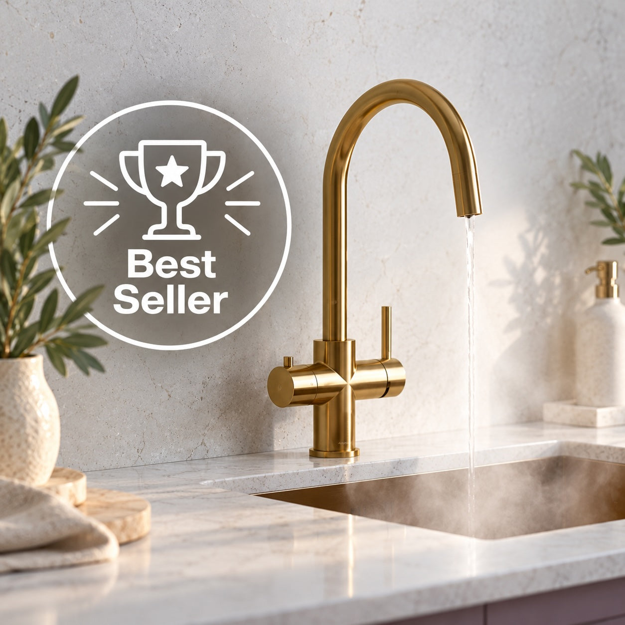 Cheapest Taps Best Boiling Water Taps Under £500 UK | InSinkErator, Hanstrom, Reginox ...