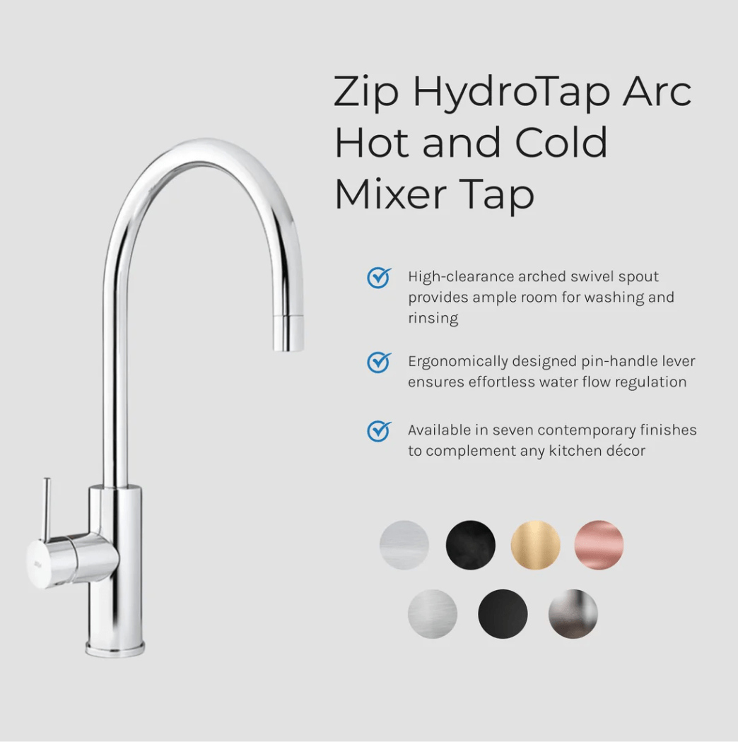 Zip HydroTap Hot and Cold Mixer Taps - The Tap Specialist
