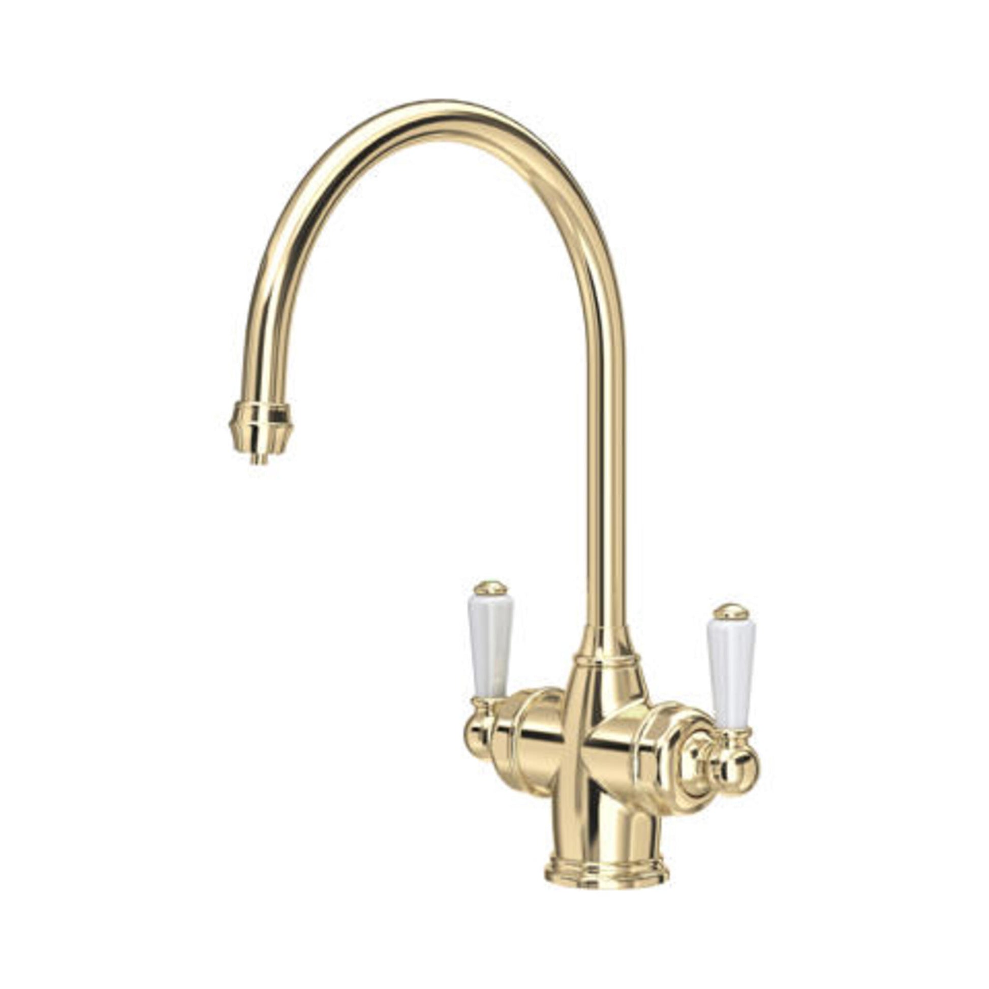 Perrin & Rowe Phoenician Sink Mixer with Filtration (Two Lever) Filtration Tap – 1437 - The Tap Specialist