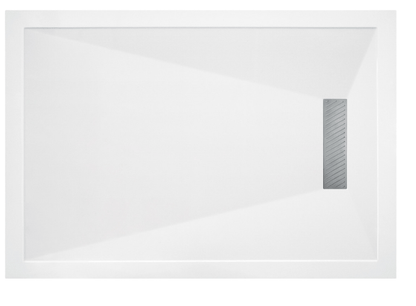 25mm Linear 1700x700mm Slim Rectangular Tray & Waste - The Tap Specialist