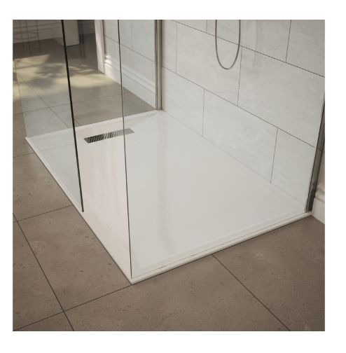 25mm Linear 1700x700mm Slim Rectangular Tray & Waste - The Tap Specialist