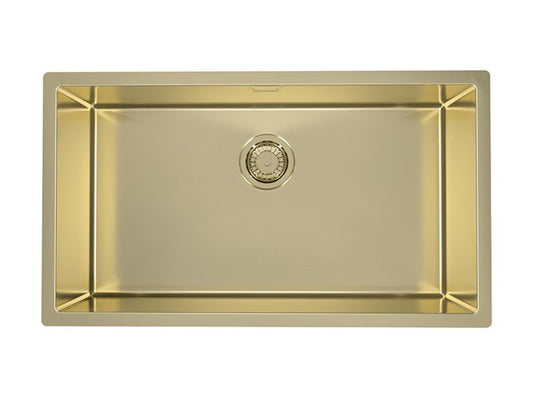 Alveus Quadrix 60 Gold Sink for 800-900mm cabinet, Single bowl