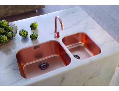 Alveus Variant 10 U - Monarch Single Bowl Copper Sink 1113580N for 600mm Cabinet