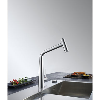 Franke Icon Pull-Out Double Jet Kitchen Tap Chrome | 360° Swivel Spray Mixer Tap