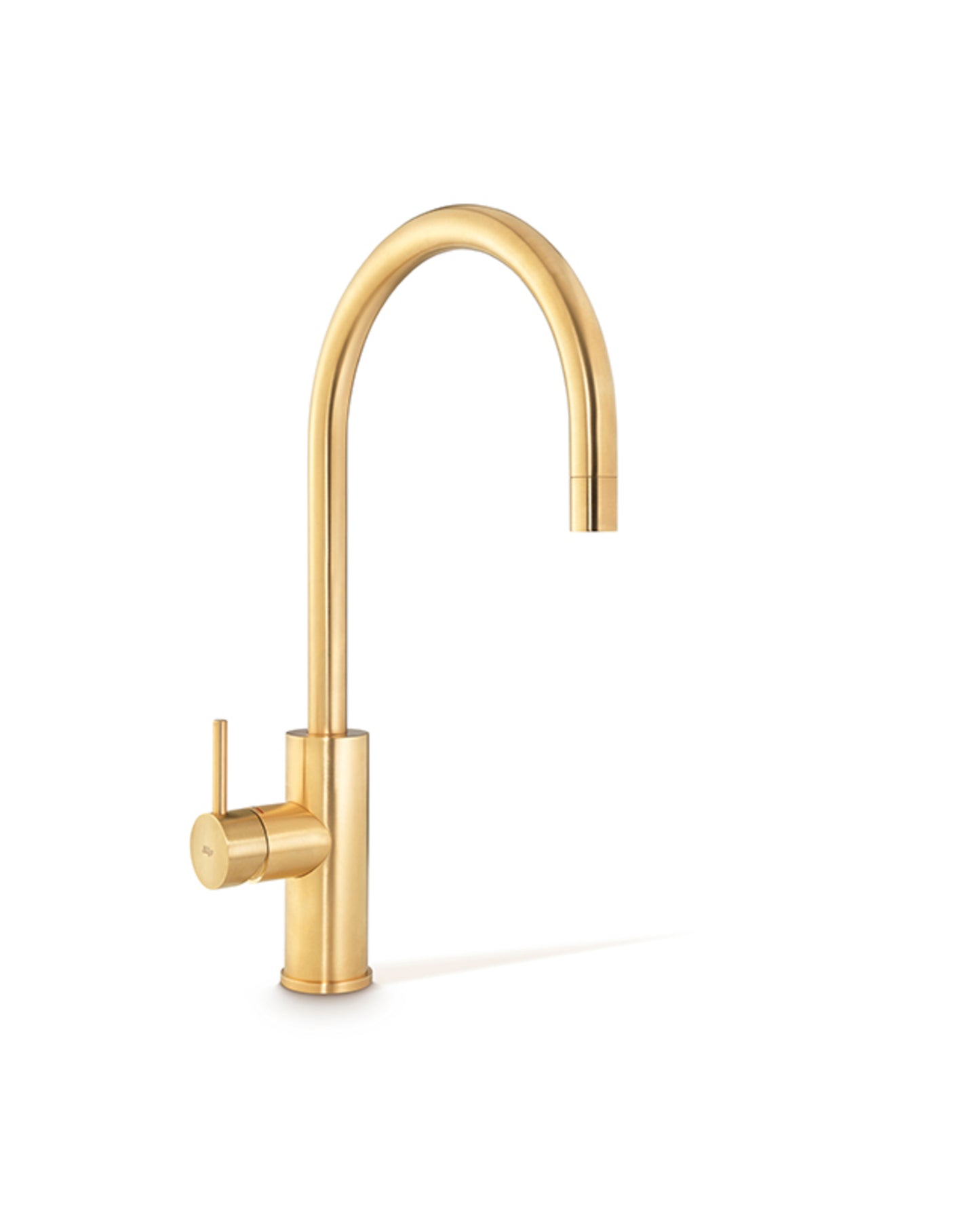 Zip HydroTap Arc Hot and Cold brushed gold Mixer Tap, Mains