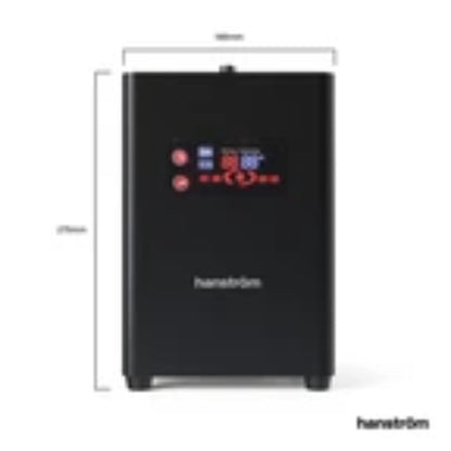 Hanström 3-in-1 Square Instant Boiling Water Tap - Matt Black