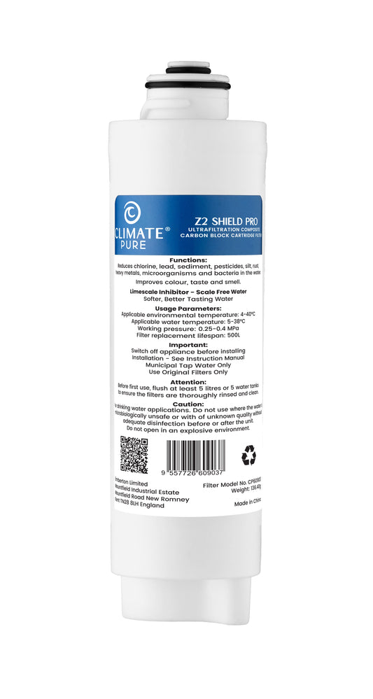Climate Pure Z2 Shield Pro (Optional) 1L Filter | The Tap Specialist